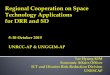 United Nations Commission - millenniumindicators.un.org · Capacity building on geospatial data management Geo-information systems as decision making tools 2. Research and applications
