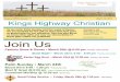 Volume XXXVII Number 11 March 19, 2013 Kings Highway Christian · 2017-02-13 · Volume XXXVII Number 11 March 19, 2013 ... The Family of Rev. Rodney Duron - In Sympathy (Friend of