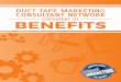 STATEMENT OF BENEFITS - Amazon S3 · Duct Tape Marketing Consultant Network Statement of Benefits | 7 Catalyst: This Duct Tape Marketing Catalyst Program is designed to help your