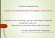 General leadership principles: “Seeing the Leader in You” · 2019-07-10 · General leadership principles: “Seeing the Leader in You ... The 21 indispensable qualities of a