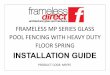 FRAMELESS MP SERIES GLASS POOL FENCING WITH HEAVY … · WEBSITE: EMAIL: sales@framelessdirect.com.au TEL: 03 9303 9008 FAX: 03 8339 2425 PF-10 & FS-1 GLASS TO GLASS FLOOR SPRING