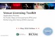Venue Licensing Toolkit - Chicago€¦ · The Small Business Center (SBC) is the business licensing division of the City of Chicago’s Department of Business Affairs and Consumer
