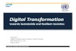 Digital Transformation towards Sustainable and Resilient ... Digital Strategy vs. Digital Transformation