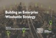 Building an Enterprise Winshuttle Strategy · Building an Enterprise Winshuttle Strategy Naomi Lund Applications Manager, HR, Finance and BI; Textron Inc. 2 Introduction The Challenge-
