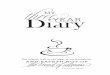 MY Diary - BookCentra...My inspiration for creating this diary began the day I read my Grandpa’s personal diaries that I bought at his estate sale. The value of what he left behind