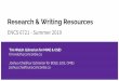 Research & Writing Resources - Concordia University · Library website and resources Organizing your research: Zotero Finding the latest research Finding and using other resources