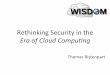 Rethinking’Security’in’the’’ Era$of$Cloud$Compu-ngwisdom.cs.wisc.edu/workshops/spring-14/talks/Ristenpart.pdf · Cloud’observatory’datasets’ HTTP’get (IP’once’per’day)’