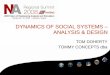 DYNAMICS OF SOCIAL SYSTEMS – ANALYSIS & DESIGN · NAFEMS 2020 Vision of Engineering Analysis and Simulation Dynamics of Social Systems (DSS), Analysis & Design NAFEMS 2020, Hampton