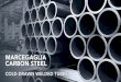 MARCEGAGLIA CARBON STEEL and seamless cold-drawn tubes for automotive, hydraulic and mechanical applications