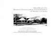 Handbook for Historic Preservation Commissions in North ... · Samples of Local Historic Preservation Documents Samples of documents required for establishment and functioning of