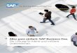 Alles ganz einfach: SAP Business One. Die Lösung für ... · Außendienstmitarbeiter aus Vertrieb, Beratung oder technischem Service alle Daten zu Kunden und Pro - dukten jederzeit