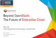 The Future of Enterprise Cloud Beyond OpenStack...Beyond OpenStack: The Future of Enterprise Cloud Rico Lin Chief OpenStack Technologist, inwinSTACK IRC: ricolin rico.l@inwinstack.com