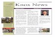 Knox News - West Branch High School 2015 Newsletter b.pdfKnox Elementary School 2900 Knox School Road Alliance, Ohio 44601 theme of Phone: 330-938-1122 The Knox PTO is excited to announce