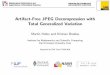 Artifact-Free JPEG Decompression with Total Generalized ... · Artifact-Free JPEG Decompression with Total Generalized Variation ... JPEG is the most common lossy compression standard
