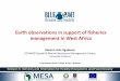 Earth observations in support of fisheries management in ... · Earth observations in support of fisheries management in West Africa . ... height, sea surface temperature and salinity,