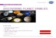 DISCOVERING PLANET FAMILIES - NASA · The invention of the telescope ushered in the discovery of even more wanderers within our Solar System. The timeline is shown on the right. The