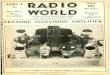 R -F Only National Radio Weekly -TENTH YEAR PENTODE ......AUG. 1 1931 Short -Wave Relay Transmitter REG. U.S. PAT.OFF The First and Only National Radio Weekly 488th Consecutive issue