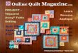 Premium Online Quilt Magazine – Vol. 6 No. 3 …...cutaway shapes and reverse appliqued in the same manner, creating a colorful surface. Picture from gingerbreadsnowflakes.com Whether
