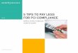 5 TIPS TO PAY LESS Ebook FOR PCI COMPLIANCE · 5 TIPS TO PAY LESS FOR PCI COMPLIANCE | 4 Let me give you an example. PCI Requirement 10 requires you to log all the events in your