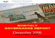 MONTHLY GOVERNANCE REPORT - UNMIT · Updated version: 15 January 2010 . Monthly Governance Report – December 2009 1 ... o Approval of the budget for Ministry of Social Solidarity