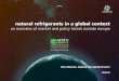 natural refrigerants in a global context · natural refrigerants in a global context an overview of market and policy trends outside europe ... HC Refrigeration commercial HC Refrigeration