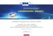 SPACE-10-TEC-2020 Technologies for European Non-Dependence ... · In 2016, The Commission-ESA-EDA Joint Task Force (JTF) ran another round of the non-dependence process to prepare