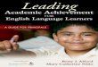 Leading Academic Achievement for English Language Learnersdl.booktolearn.com/ebooks2/foreignlanguages/... · of Academic Achievement for English Language Learners 5 Chapter 2 Advocating