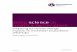 Preparing for climate change impacts on freshwater ... · ii Science report: Preparing for climate change impacts on freshwater ecosystems (PRINCE) The Environment Agency is the leading