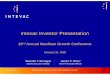 Intevac Investor Presentation...PROPRIETARY NGC 2020 Investor Presentation_5 Historic Order for Army’s “IVAS” Program IVAS: Integrated Visual Augmentation System • First Dismounted