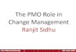 The PMO Role in Change Management Ranjit Sidhupmoconference.co.uk/wp-content/uploads/2015/06/04... · The PMO Role in Change Management Ranjit Sidhu Author: Lindsay Scott Created