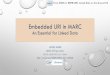 Embedded URI in MARC - American Library …downloads.alcts.ala.org/ce/10262016_MARCtoBIBFRAMEseries...From MARC to BIBFRAME: Linked Data on the Ground #3 GOALS •Benefits and Challenges