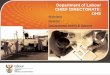 Department of Labour CHIEF DIRECTORATE: OHS M Ruiters …sawic.environment.gov.za/documents/4713.pdf · 2015-10-07 · Department of Labour CHIEF DIRECTORATE: OHS M Ruiters Director