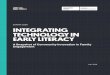 SHAYNA COOK INTEGRATING TECHNOLOGY IN EARLY LITERACY · interactions are the active ingredients of any family engagement and early learning program focused on fostering the developing