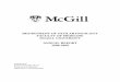 DEPARTMENT OF OTOLARYNGOLOGY FACULTY OF MEDICINE … · Department of Otolaryngology McGill University – Annual Report 2008-2009 3 Section I: OVERVIEW 1.1 Description of Unit The