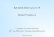 Kyutech SEIC Q2 2019...Kyutech SEIC Q2 2019 Rocket Propulsion Taught by: Dr. Dianne DeTurris 20 Years Experience Teaching Rocket Propulsion 2 DeTurris - Aero 540 Textbook: Rocket Propulsion