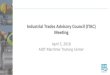 Industrial Trades Advisory Council (ITAC) Meetingcgialliance.com/wp-content/uploads/2018/04/ITAC-Presentation_4.5.18_final.pdf · 05-04-2018  · Industrial Trades Advisory Council