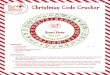 Christmas Code Cracker - A Christmas Tradition...Message decoder printable Dry-erase marker Scissors Instructions: Your Scout Elf wants to know if you’re able to crack a super-secret
