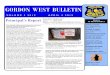 GORDON WEST BULLETIN...GORDON WEST BULLETIN ... Students resume children is paramount. Term 2 Wednesday 1 May ANZAC Day assembly Monday 6 May P&C Meeting to Remember The Vision Valley