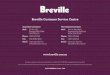  · 3 CONTENTS 4 Breville recommends safety first 6 Know your Breville product 10 Operating your Breville product 27 Optional Settings on your Breville product 28 - Using the PAUSE