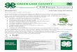 GREEN LAKE COUNTY 4 H Focus Newsletter · Green Lake County Fair 15 Green Lake County Fairest of the Fair Application/Info 16-17 NEW at the Green Lake County Fair—AGEducation Station