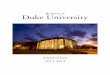 Bulletin of Duke Universityregistrar.duke.edu/sites/default/files/bulletins/... · 1866 Southern Lane, Decatur, GA 30033-4097 or call (4 04) 679-4500 for questions about the accreditation