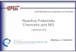 Reactive Potentials: xxx Chemistry and MDdspace.mit.edu/.../0/lec_4_28.pdf · Summary of important concepts Reviewed some analysis techniques and basic MD concepts Modeling vs. Simulation