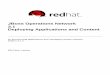 Deploying Applications and Content - Red Hat Customer Portal · 4.1. Deploying A Full Application Server 4.2. Deploying A Web Application 4.3. Deploying Configuration Files 5 Extended