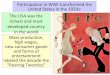 “Roaring Twenties” The USA was the richest and most ... · Participation in WWI transformed the United States in the 1920s: The USA was the richest and most developed country