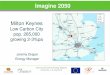 Imagine 2050: A City Roadmap to a sustainable Zero Carbon ... · How to build Smart Energy Regions Karlsruhe, 4-5 July 2016 The Imagine MK 2050 Strategy Summary – ‘Milton Keynes