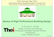 Basics of High Performance Building Design of... · Basics of High Performance Building Design Oct 2016 Trane Training Class 2016: High Performance Building System in Smart City 11