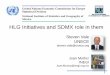 HLG Initiatives and SDMX role in them - OECD · High Level Group for the Modernization of Statistical Production and Services (HLG) •Created by the Conference of European Statisticians