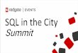 SQL in the City - Redgate...28 years SQL Server data experience DBA, developer, manager, writer, speaker in a variety of companies and industries Founder, SQLServerCentral Currently