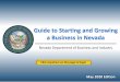 Guide to Starting a Business in Nevadabusiness.nv.gov/uploadedFiles/businessnvgov/content...Lean Startup A new type of thinking about starting a business has become popular in recent