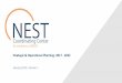 Strategic & Operational Planning: 2017 - 2022 · Developed business model (Phase I sustainability planning) Solicited stakeholder feedback on business model. Launched nestcc.org